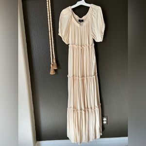 Crème boho dress